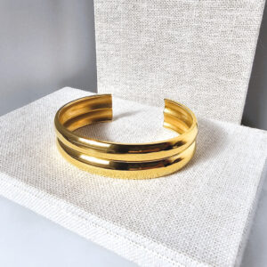 Double layer Chunky Bangle