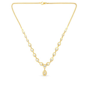 22K Gold Princess Yellow Precious Necklace